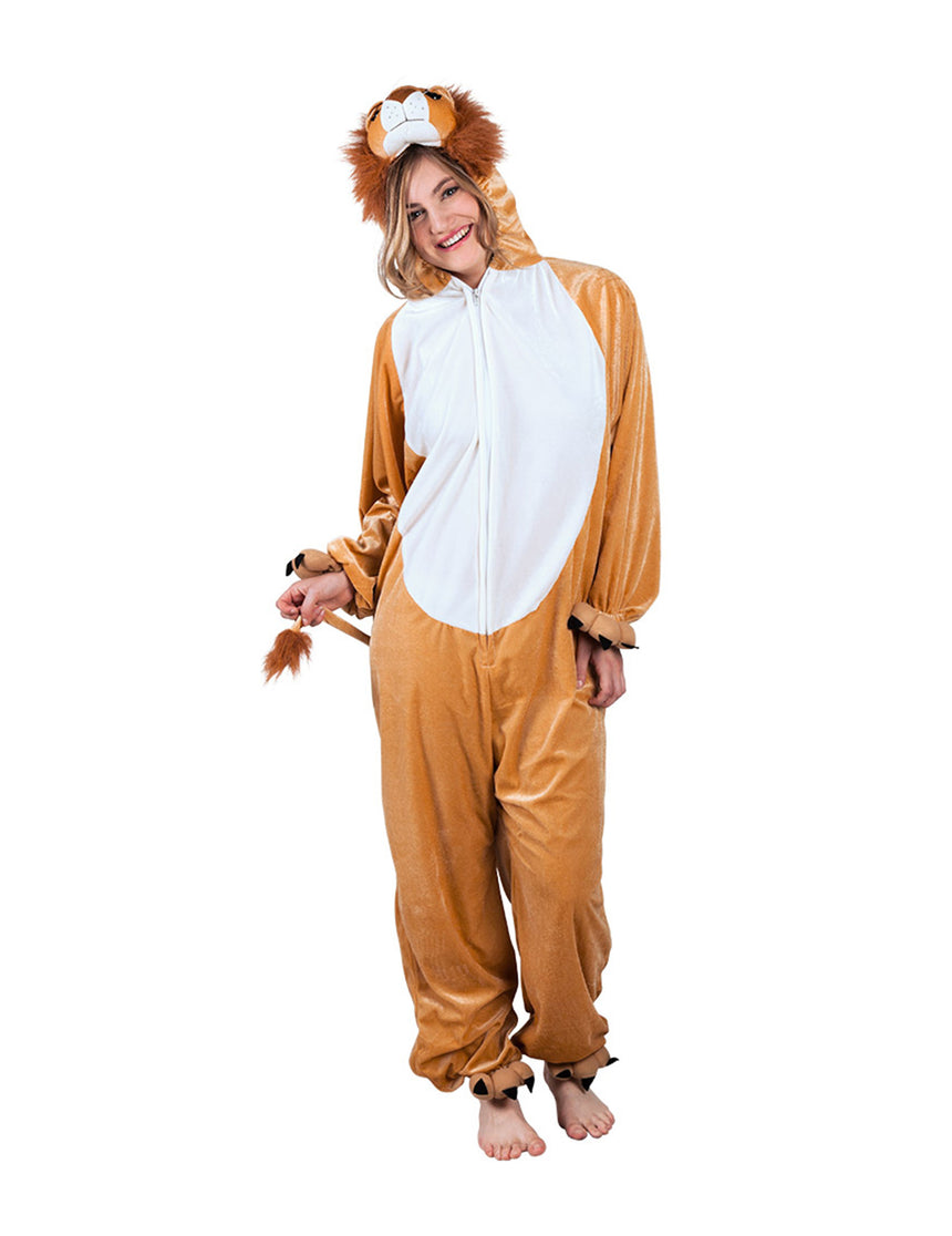 Déguisement lion combinaison adulte