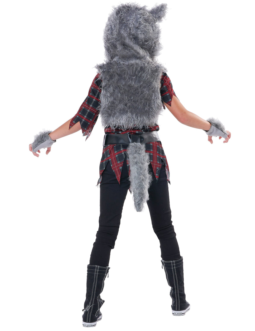 Déguisement loup garou luxe fille