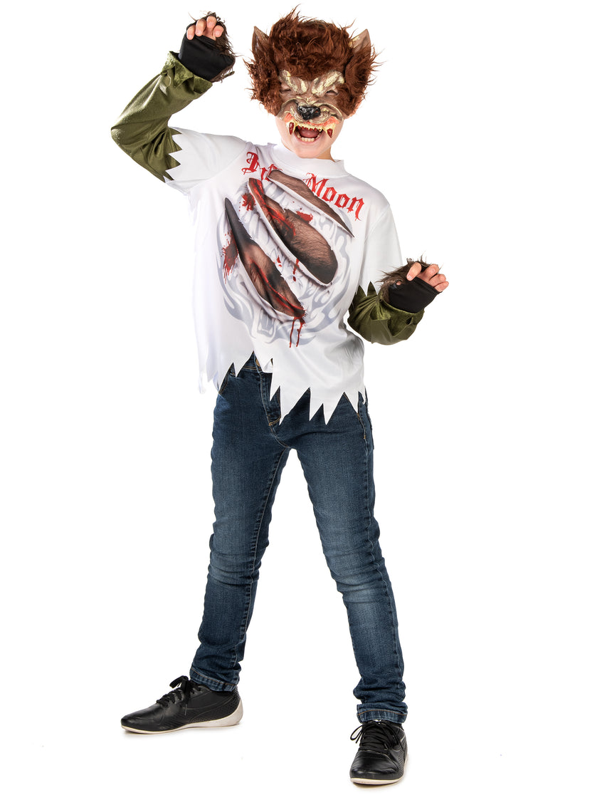 Déguisement Loup-Garou pour enfant - Luxe