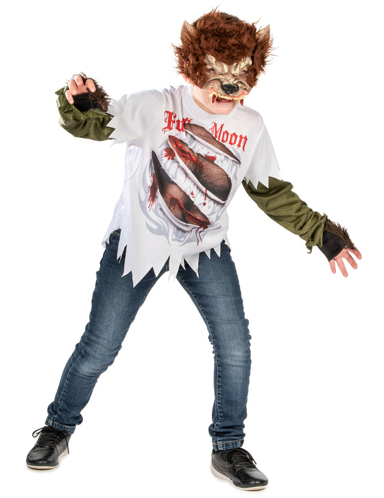 Déguisement Loup-Garou pour enfant - Luxe