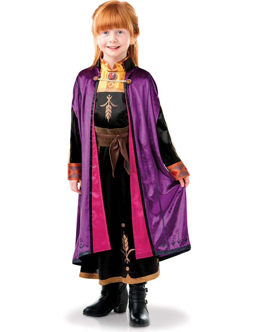 Déguisement luxe Anna La Reine des neiges 2 fille