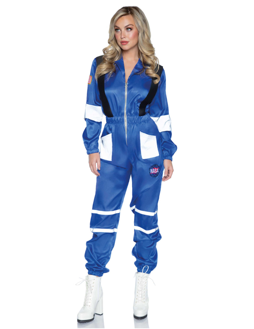 Déguisement luxe combinaison astronaute femme