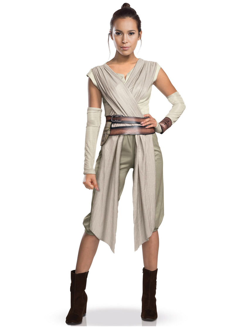Déguisement luxe Rey Star Wars VII femme