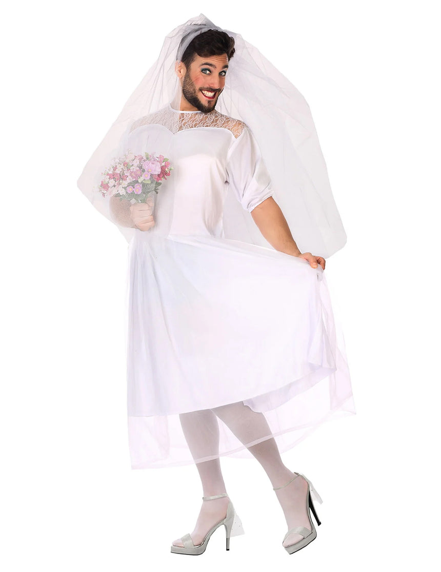 Déguisement mariée humoristique homme