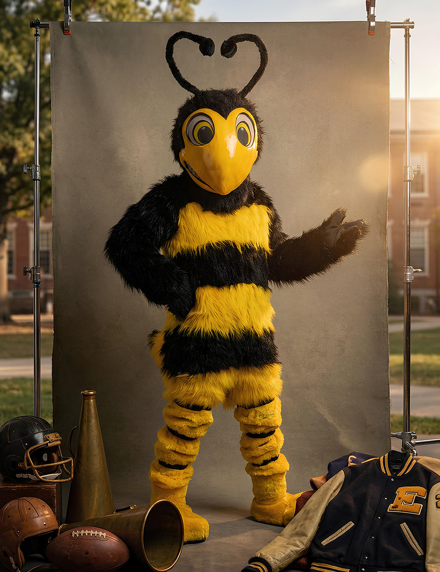 Déguisement mascotte abeille adulte