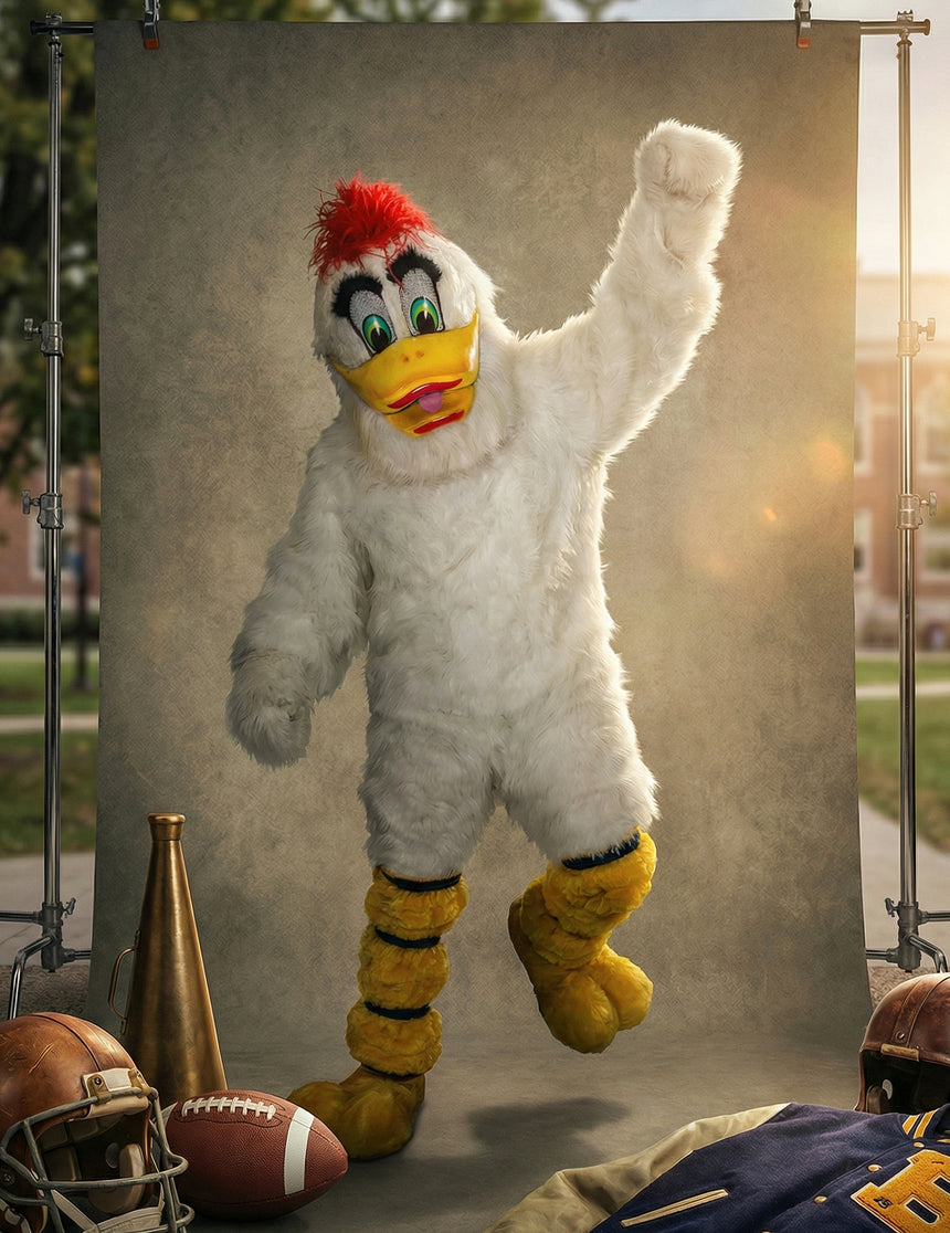 Déguisement mascotte canard blanc adulte