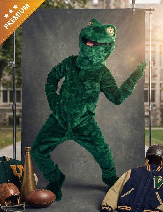 Déguisement mascotte grenouille adulte