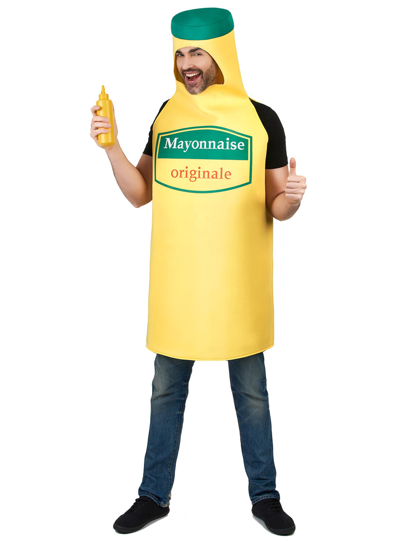 Déguisement mayonnaise adulte