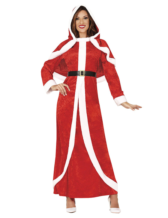 Déguisement mère Noël robe longue femme