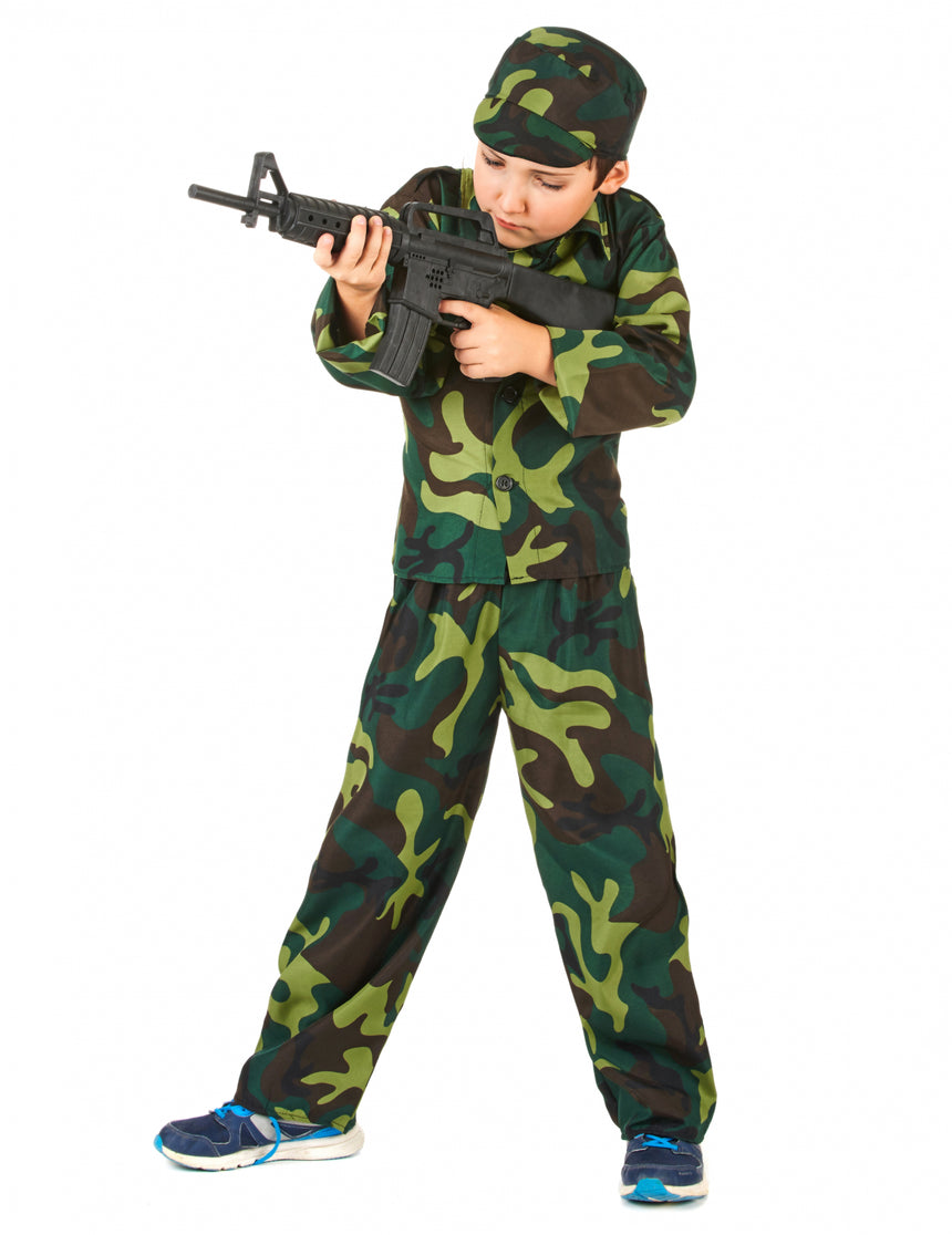 Déguisement militaire camouflage garçon