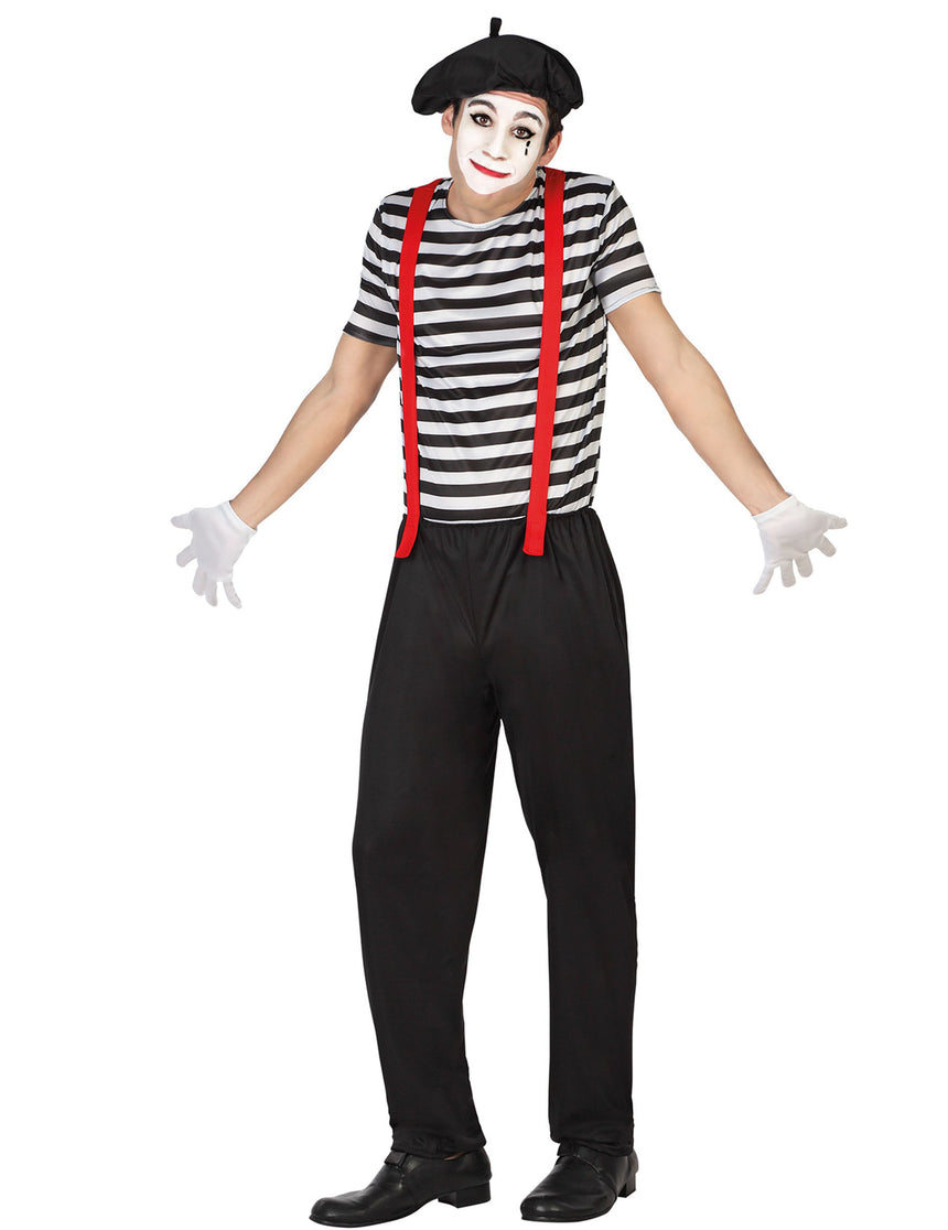 Déguisement mime pantalon homme