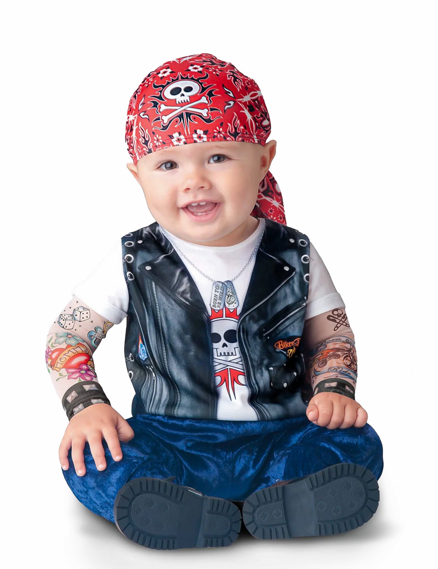Déguisement mini motard pour bébé - Classique