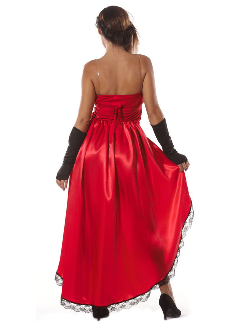 Déguisement miss burlesque rouge femme