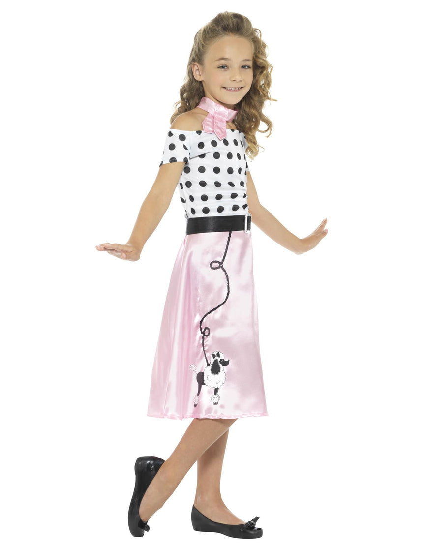 Déguisement miss girly années 50 fille