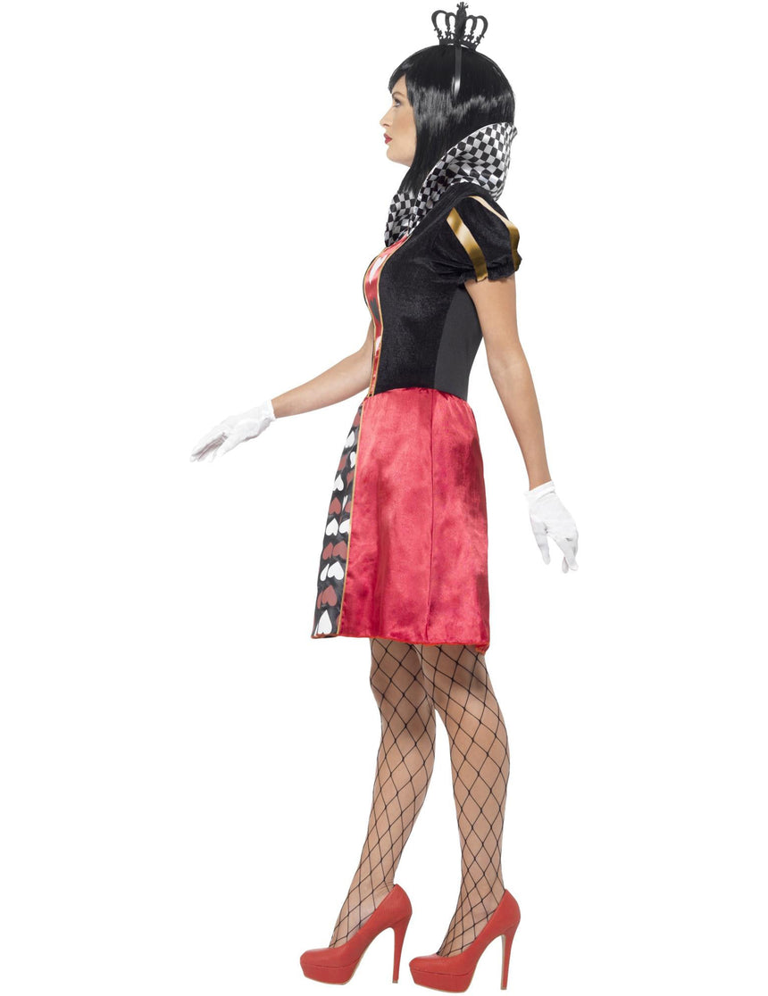 Déguisement miss reine des cartes coeurs femme