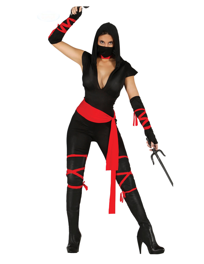 Déguisement ninja sexy combinaison femme