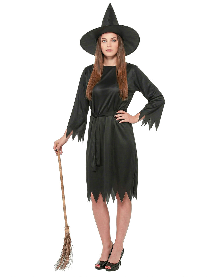 Déguisement noir sorcière femme Halloween