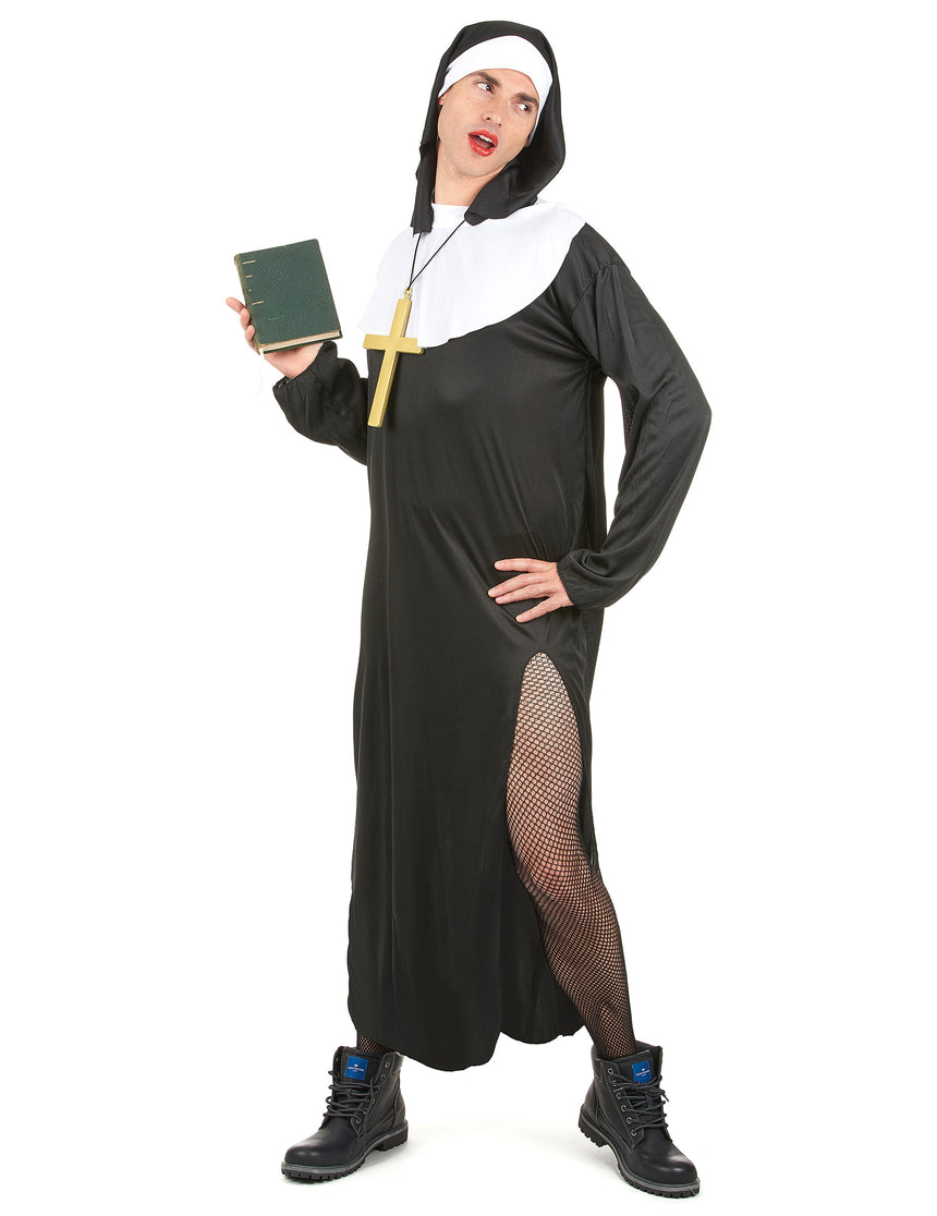 Déguisement nonne humoristique homme