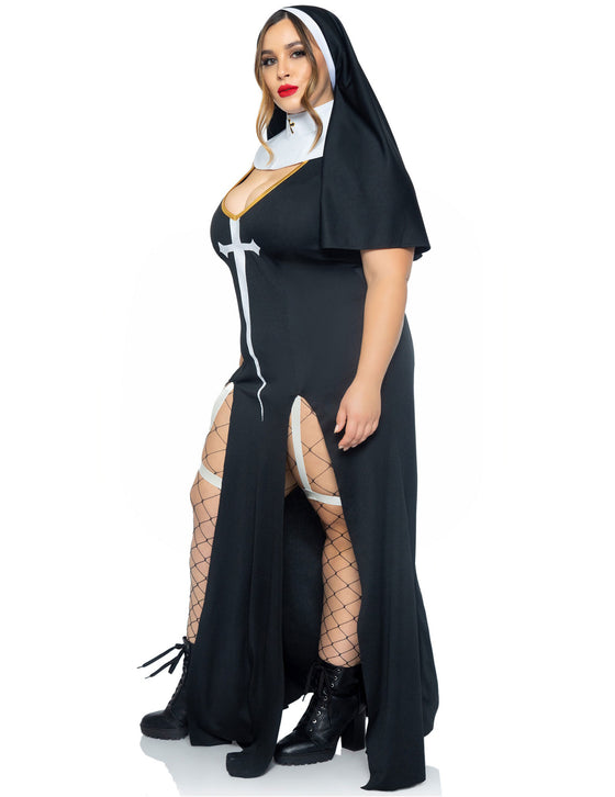Déguisement nonne sexy grande taille femme