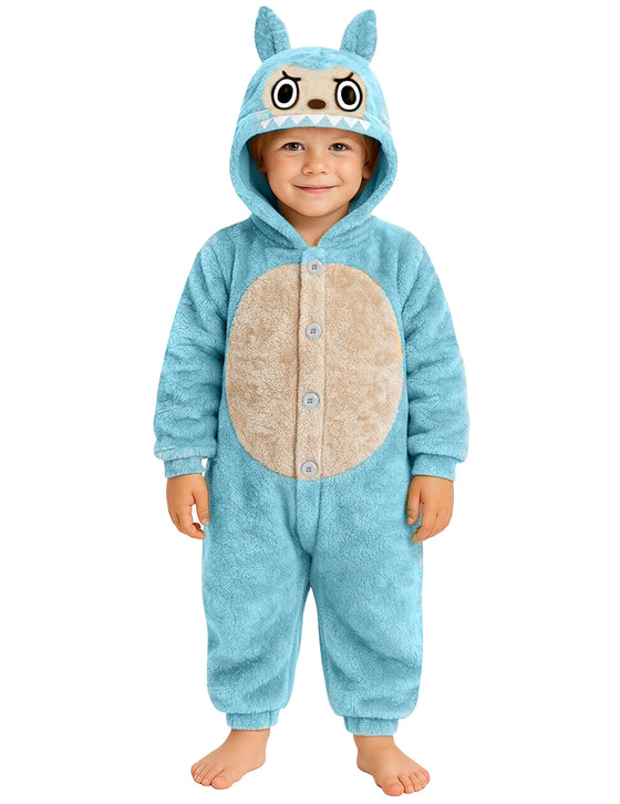 Déguisement peluche monstre bleu enfant