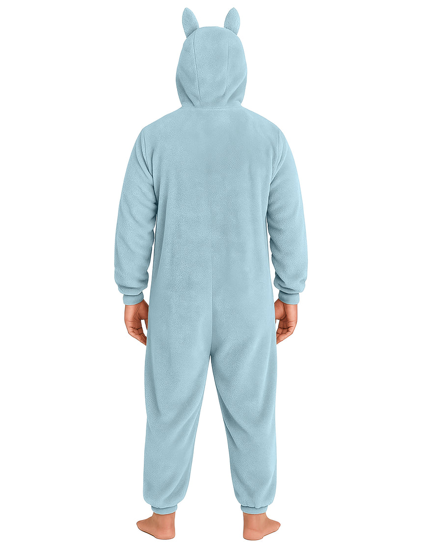 Déguisement peluche monstre bleu homme