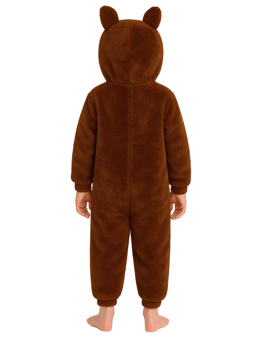 Déguisement peluche monstre marron enfant