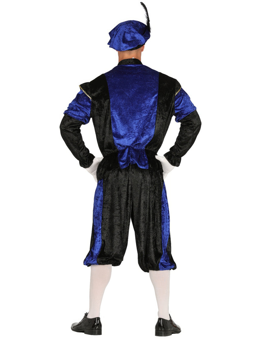 Déguisement Père fouettard bleu adulte