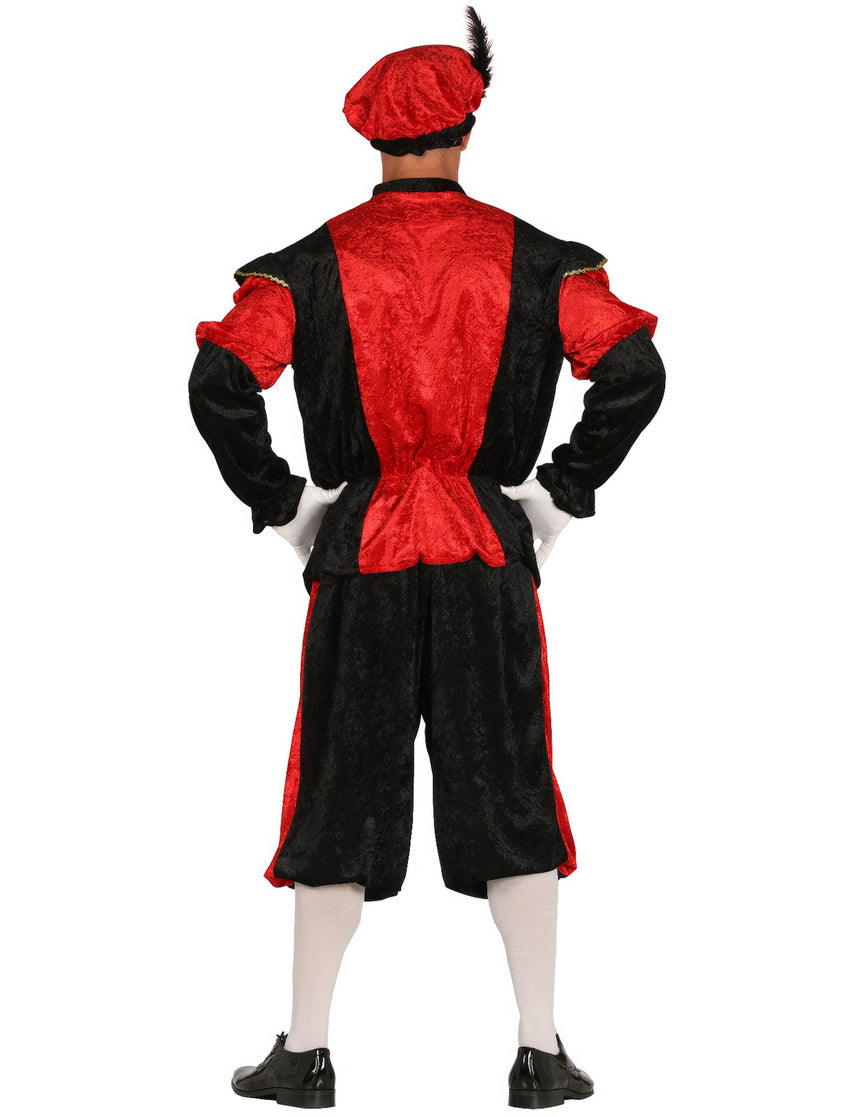 Déguisement Père fouettard rouge adulte