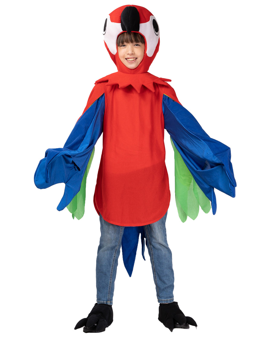 Déguisement perroquet multicolore enfant