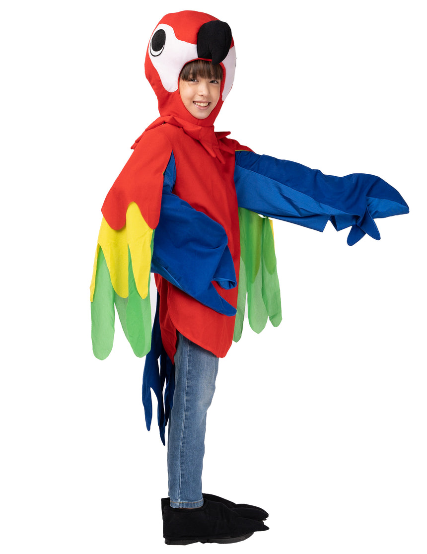 Déguisement perroquet multicolore enfant