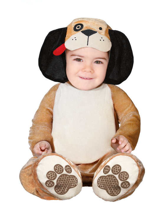 Déguisement petit chien marron bébé