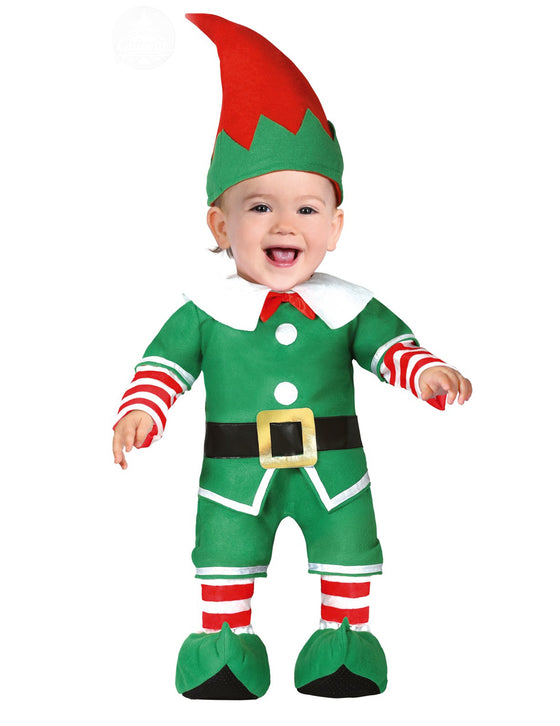 Déguisement petit lutin de Noël bébé