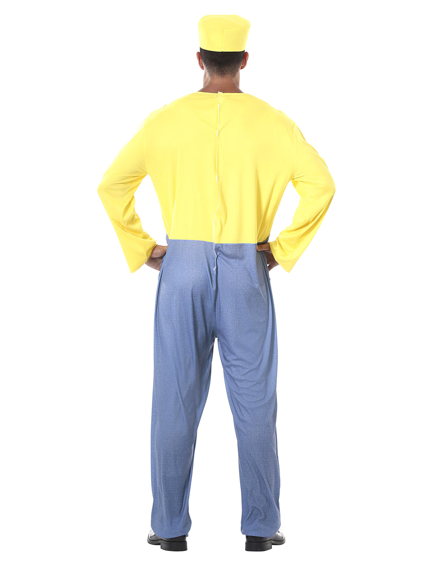 Déguisement petite créature jaune adulte