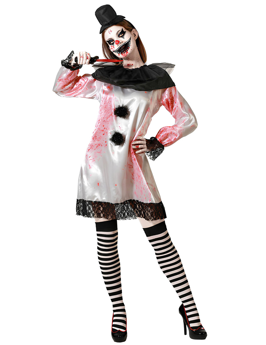 Déguisement Pierrot assassin femme