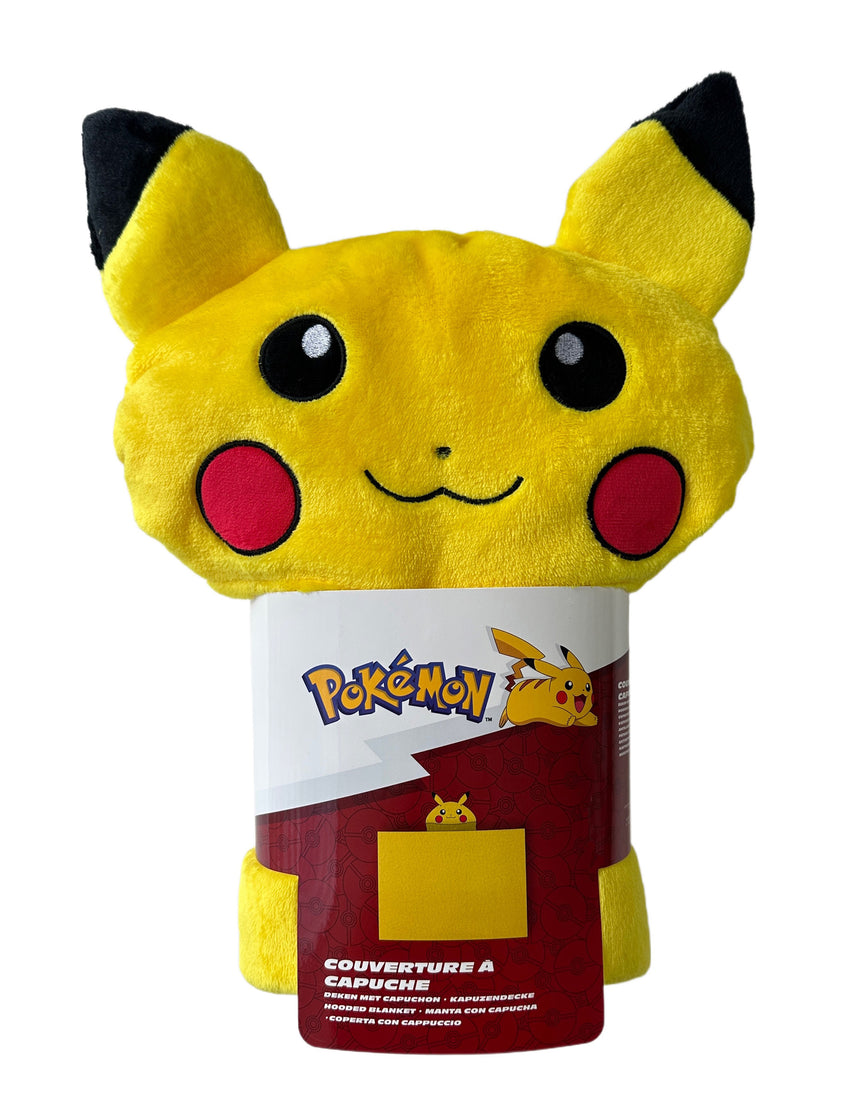 Déguisement Pikachu Plaid Polaire à Capuche Enfant Pokémon