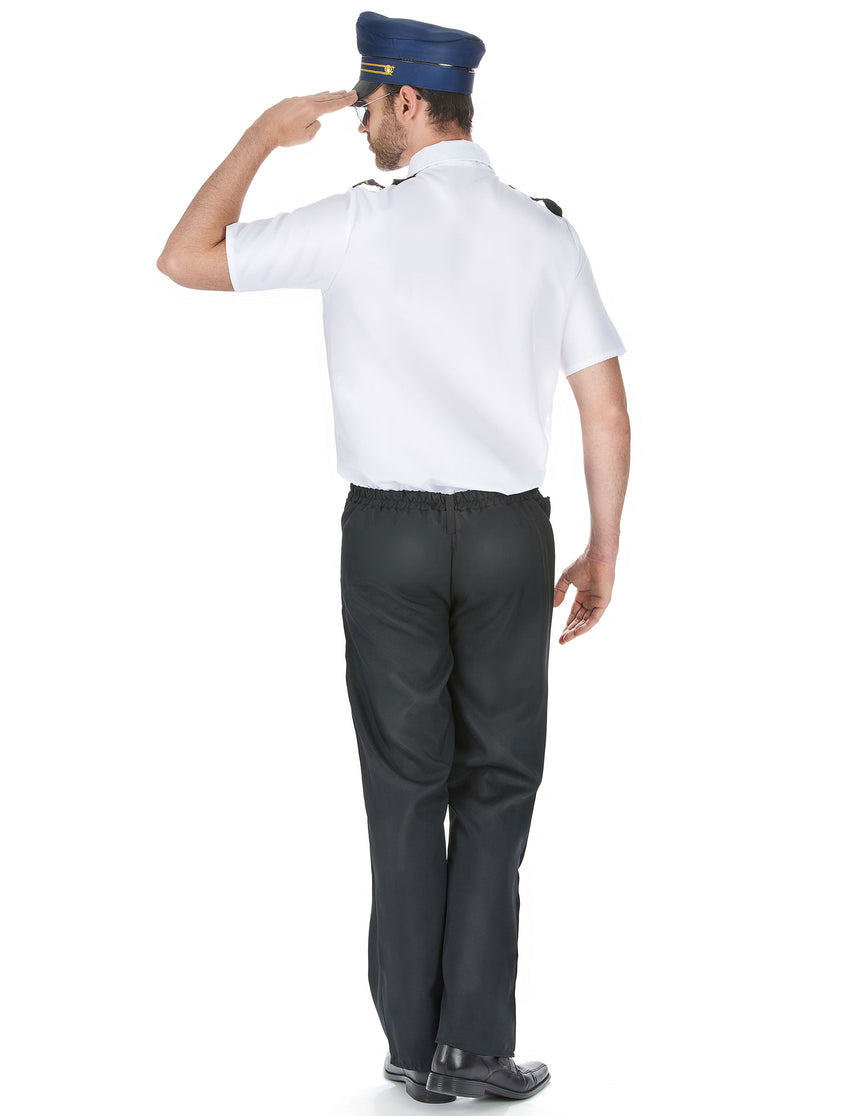 Déguisement pilote d'avion de ligne homme