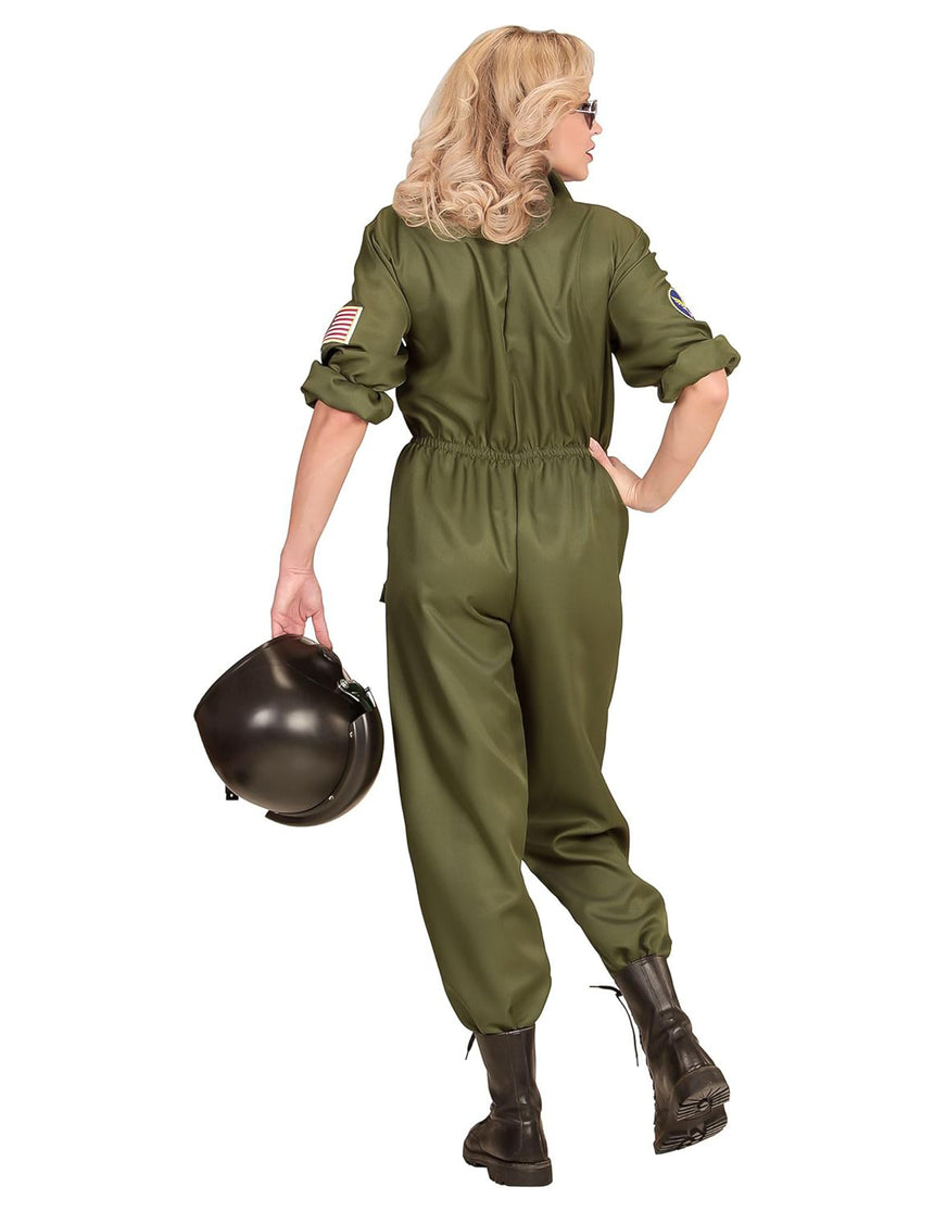 Déguisement pilote de combat femme
