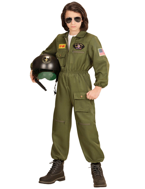 Déguisement pilote de combat garçon
