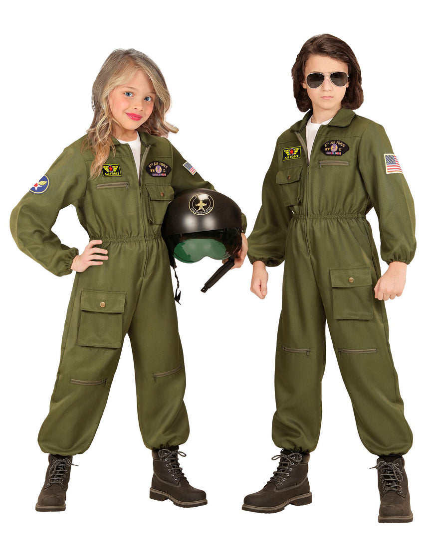 Déguisement pilote de combat garçon