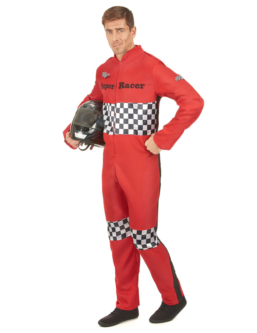 Déguisement pilote de course homme
