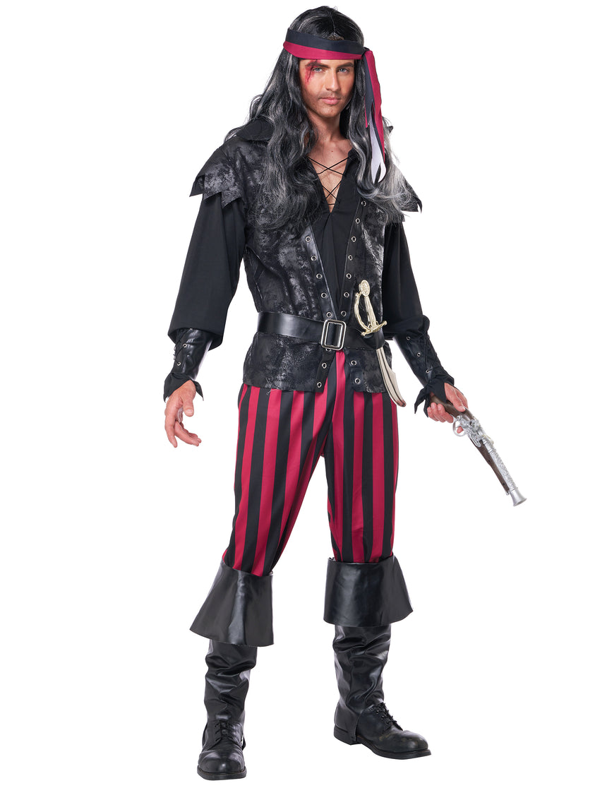 Déguisement Pirate à rayures homme