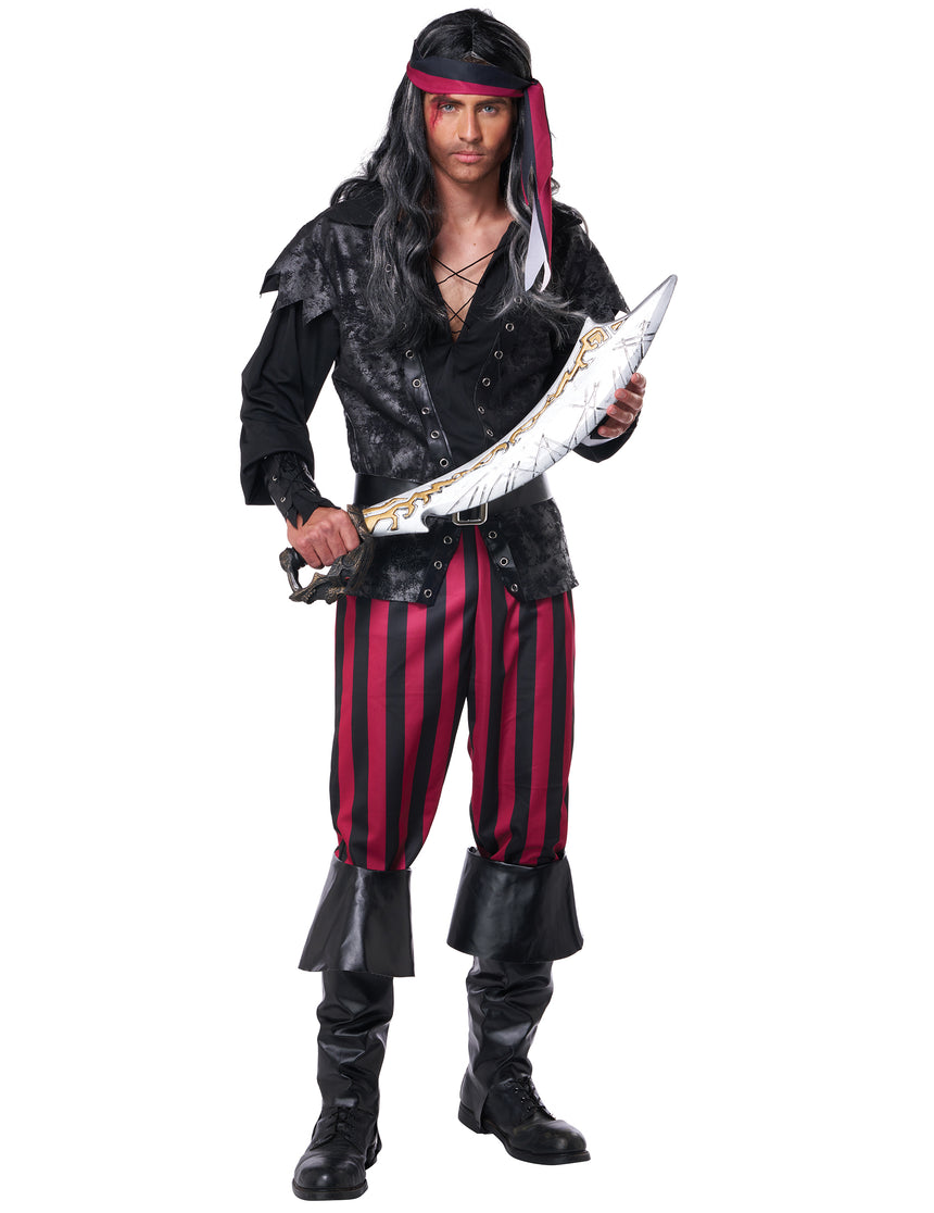Déguisement Pirate à rayures homme