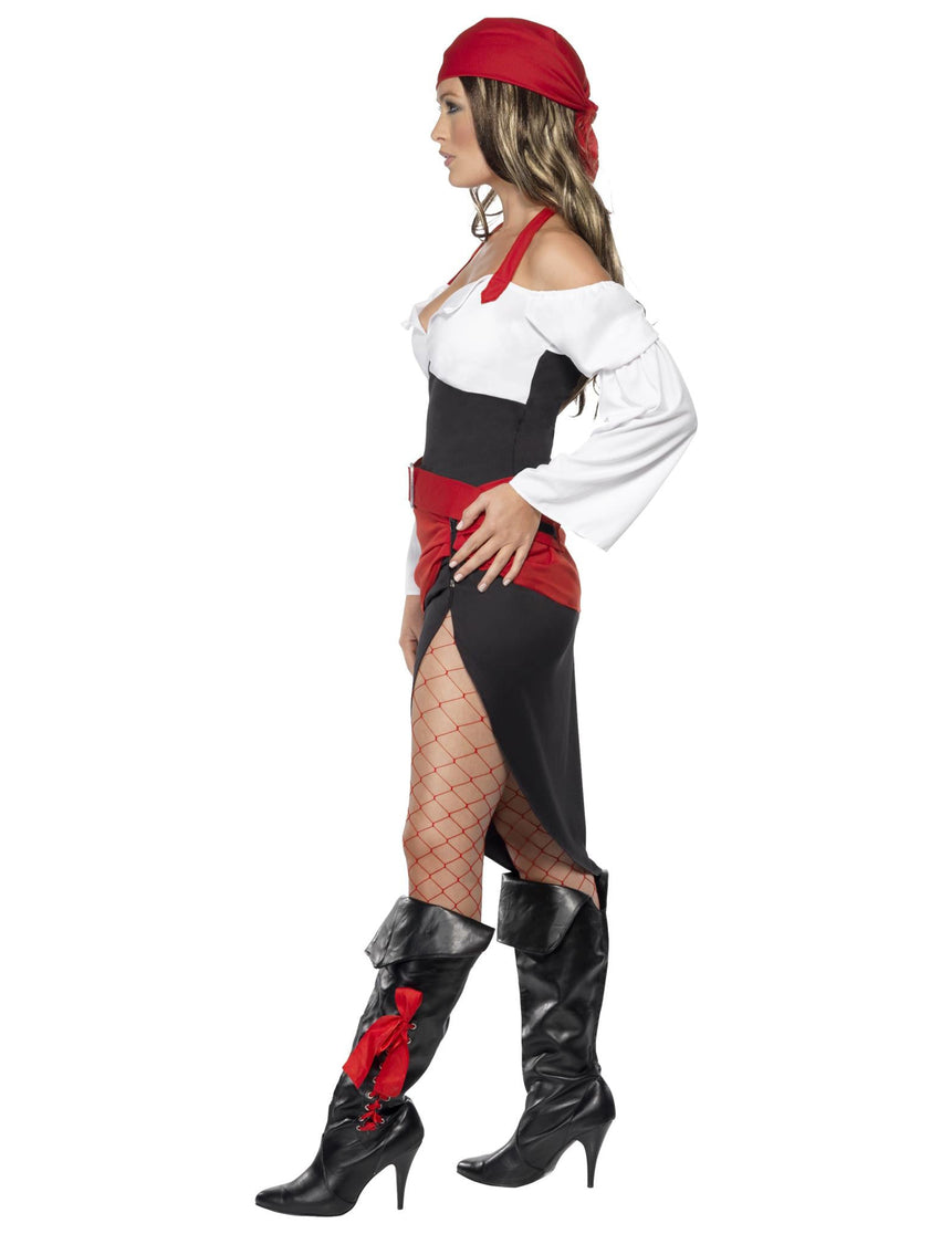 Déguisement pirate asymétrique femme