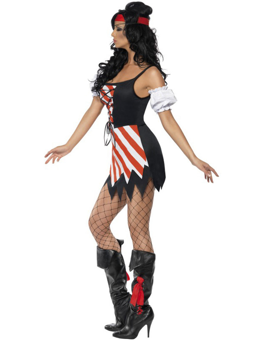 Déguisement pirate avec bandeau femme