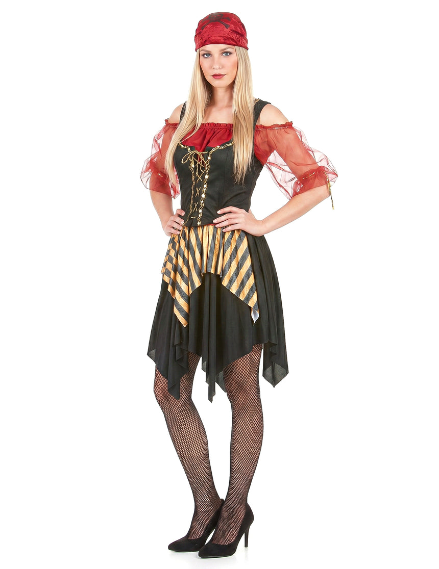 Déguisement pirate avec tulle femme