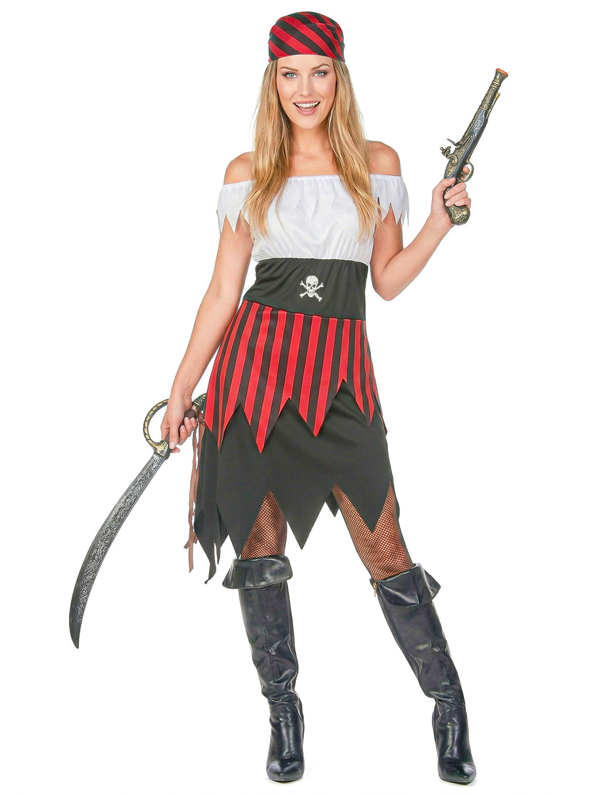 Déguisement pirate dentelé femme