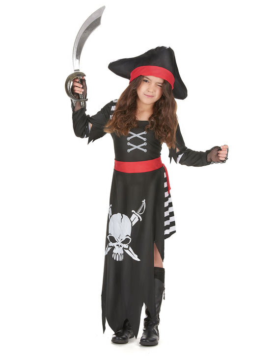 Déguisement pirate capitaine fille