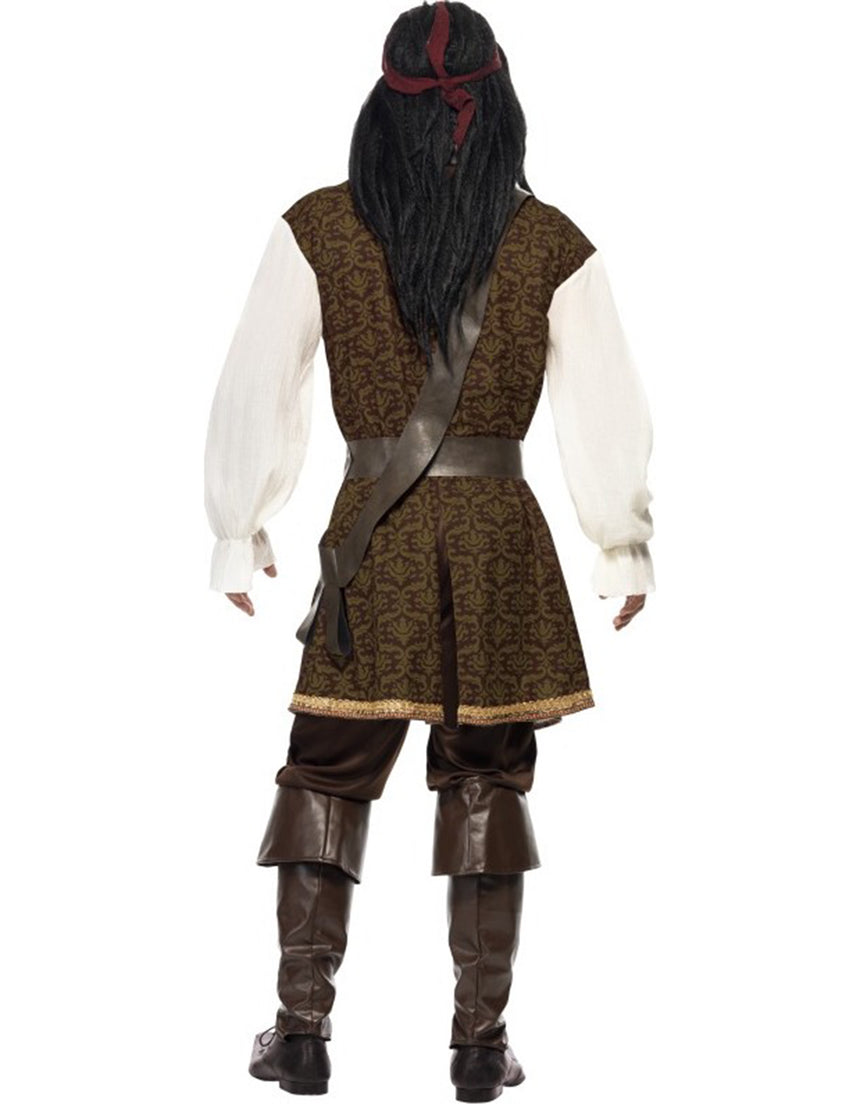 Déguisement pirate marron homme
