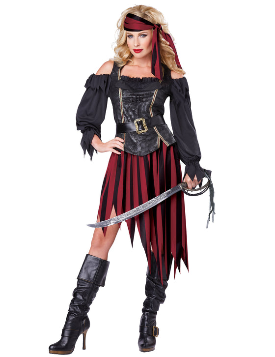 Déguisement pirate rebelle femme