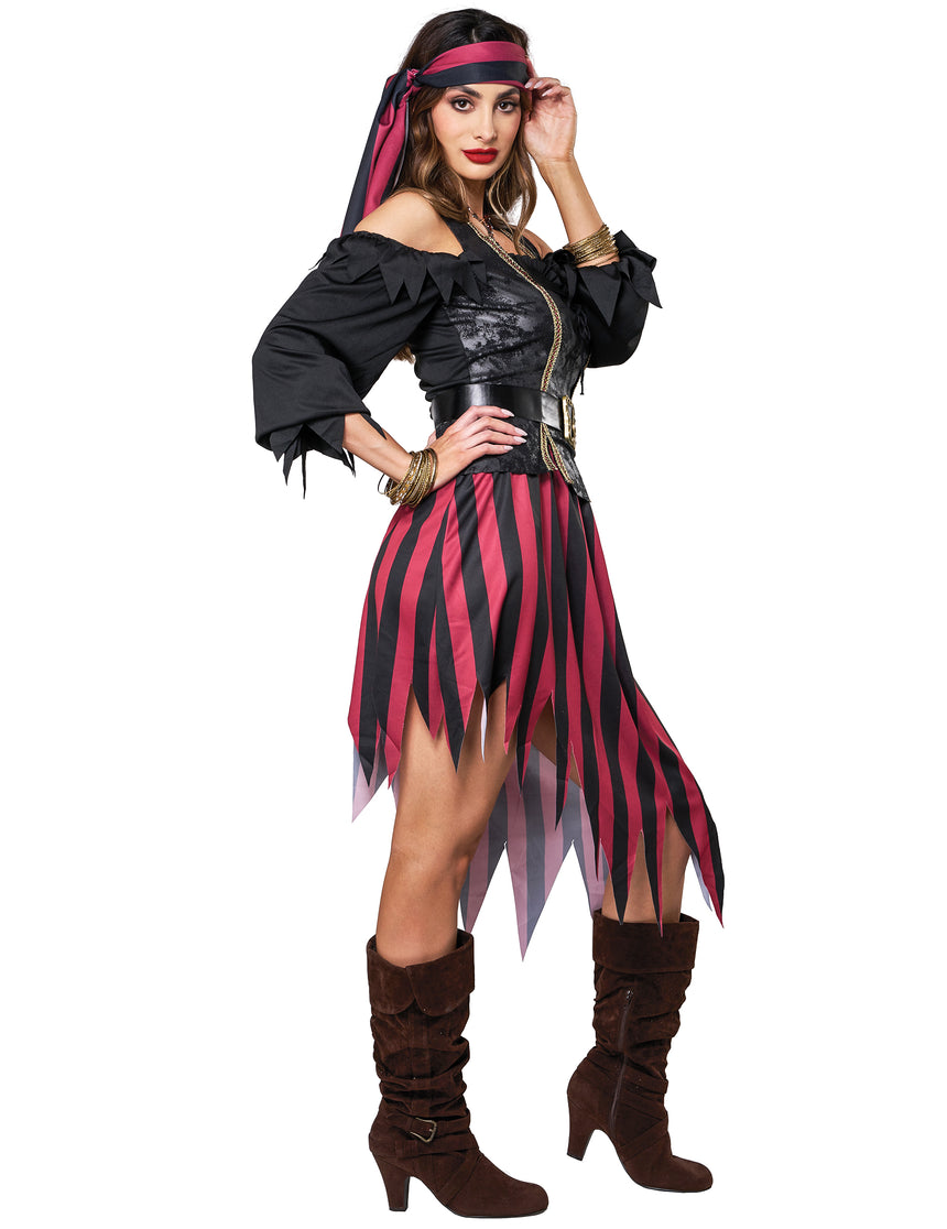 Déguisement pirate rebelle femme
